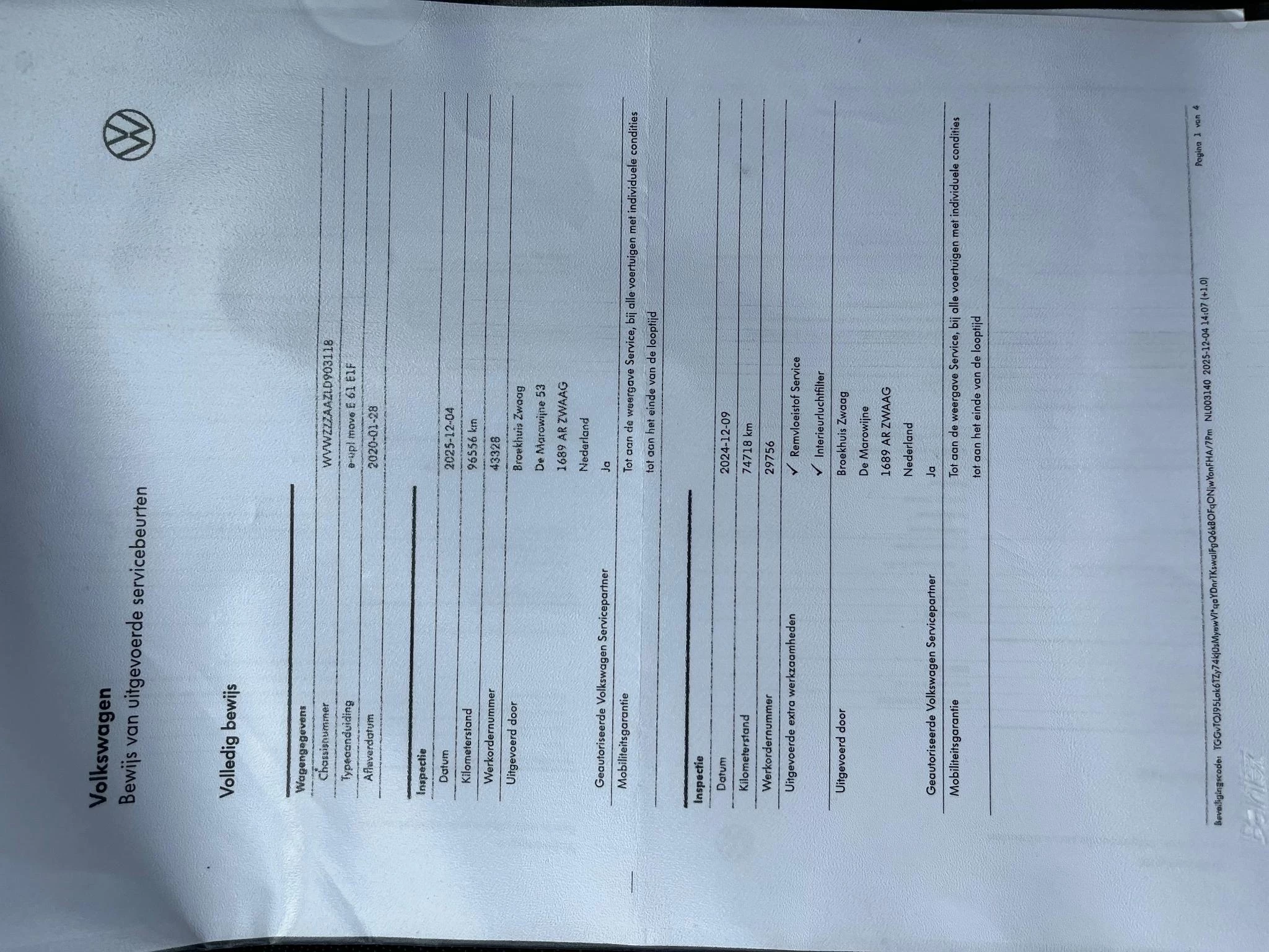 Hoofdafbeelding Volkswagen e-up!