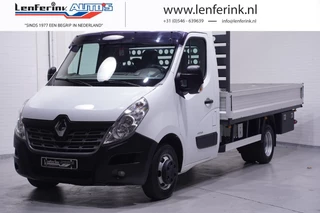 Renault Master 2.3 dCi 163 pk L2 Pick Up / Open Laadbak Airco Navi, Dubbel lucht achter, Trekhaak 3.000 kg, LxBxH 380x215x40 cm