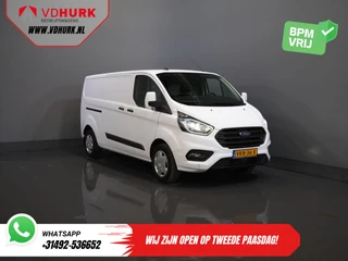 Ford Transit Custom 2.0 TDCI 130 pk L2 Carplay/ 2.8t Trekverm./ Stoelverw./ Airco/ Navi/ Camera/ Cruise/ PDC