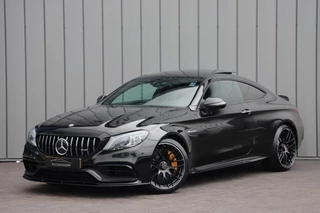 Mercedes-Benz C-Klasse Coupé AMG 63 S | 510PK | Keramische-remmen | Head-up | Carbon | Schaalstoelen | Keyless-go | Sfeerverlichting | Multibeam | 2021.