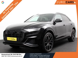 Audi Q8 55 TFSI e quattro Pro Line S Competition Plus | Leder | Carbon Pack | LED | Adaptief cruise control | 381 PK | Navigatie | Climate control | 360* camera | Elektrische achterklep
