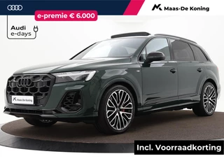 Audi Q7 60 TFSI e quattro Pro Line S Competition 490 PK · Audi Exclusive kleur · 22" LM Velgen · HD matrix + Audi Laserlicht · Digitale OLED achterlichten · vierwielbesturing · Servosluiting