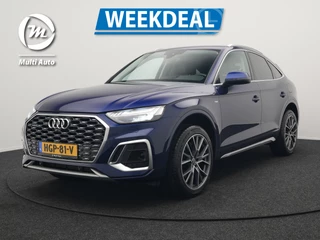 Audi Q5 55 TFSI e Quattro S Line Plug in Hybrid 367pk PHEV | Trekhaak af Fabriek | Alcantara Sportstoelen Verwarmd | Adaptive Cruise | Apple Carplay | Virtual | Navigatie | Camera | DAB |