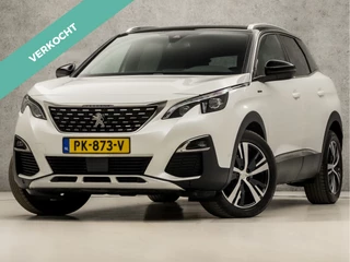 Peugeot 3008 1.6 e-THP GT Line 165Pk Automaat (APPLE CARPLAY, LUXE LEDER, MEMORY SEATS, STOELVERWARMING, TREKHAAK, 360 CAMERA, KEYLESS, SFEERVERLICHTING, ZWART HEMEL, NIEUWSTAAT)