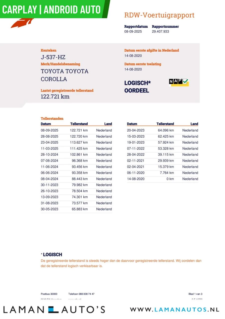 Hoofdafbeelding Toyota Corolla Touring Sports