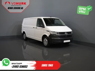 Volkswagen Transporter 2.0 TDI 150 pk DSG Aut. L2 Carplay/ 2x Schuifdeur/ Stoelverw./ Airco/ Cruise/ PDC V+A/ Trekhaak