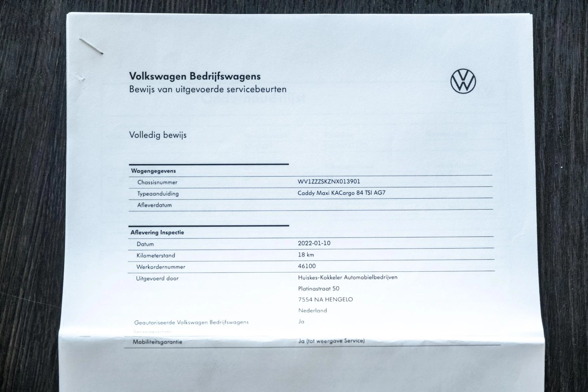 Hoofdafbeelding Volkswagen Caddy