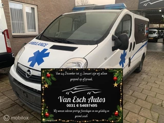 Opel VIVARO 2.0 CDTI 84KW EX AMBULANCE BELGISCH KENTEKEN
