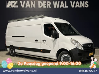 Opel Movano 2.3 CDTI L3H2 Euro6 *Rijklaar Direct Rijden* Airco | Imperiaal | 2500kg Trekhaak | Cruisecontrol | Parkeersensoren Sidebars, Bijrijdersbank