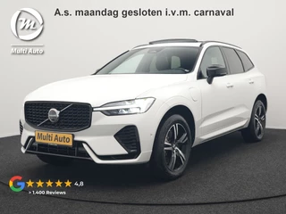 Volvo XC60 Recharge T6 AWD R-Design LONG RANGE Plug In Hybrid 341pk Dealer O.H. PHEV | Panodak | 360 Camera | Google Assistent | Lederen Sportstoelen Memory & Verwarmd | Apple Carplay | Keyless | Virtual | Navigatie | DAB |