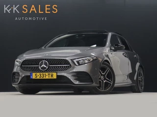 Mercedes-Benz A-Klasse 200 AMG Sport [SCHUIFKANTELDAK, SFEERVERLICHTING, ACHTERUITRIJCAMERA, STOELVERWARMING, FLIPPERS, LED, CRUISE, NIEUWSTAAT]