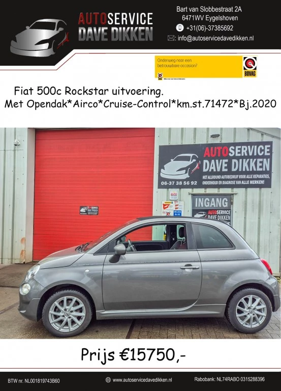 Hoofdafbeelding Fiat 500C