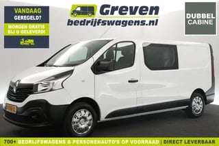 Renault Trafic 1.6 dCi T29 L2H1 Dubbele Cabine | 6 Persoons | Airco Cruise PDC Elektrpakket Trekhaak