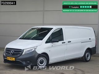 Mercedes Vito 110 Dubbele Schuifdeur L3H1 LED Airco Cruise Camera Parkeersensoren Euro6 L3 Airco Cruise control