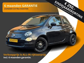 Fiat 500 0.9 TWINAIR TURBO 80PK BLACKSTAR AIRCO/LED/NL-AUTO
