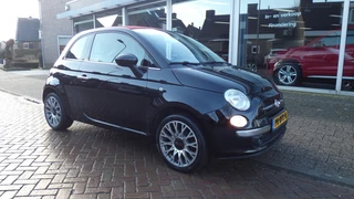 Fiat 500 1.2 CABRIO / A.C / L.M.V / HALF LEDER / OND.BOEKJES /