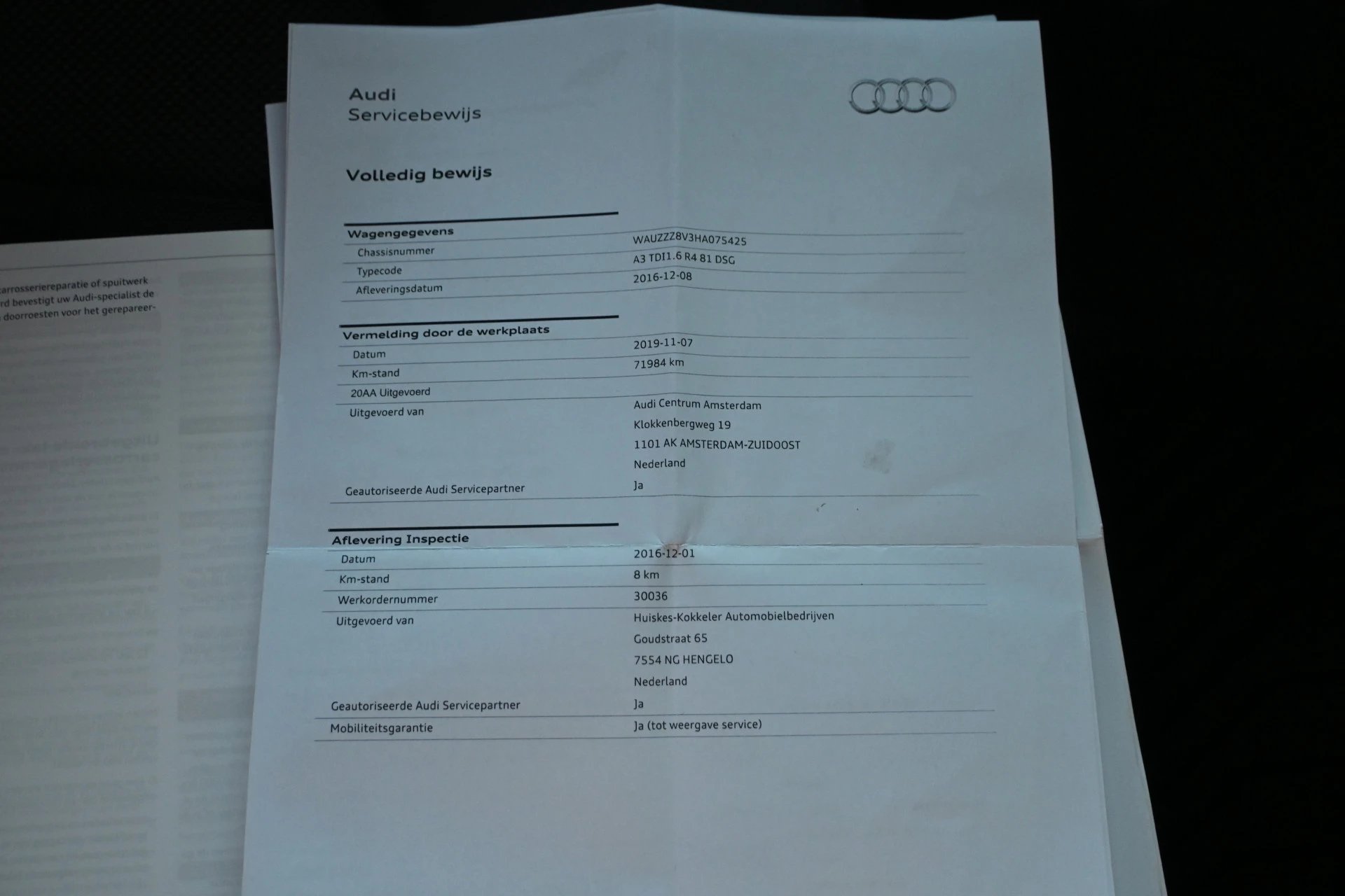 Hoofdafbeelding Audi A3