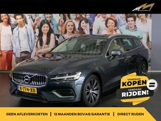 Volvo V60 2.0 B4 Core - Occasion Lease vanaf €699 p/m - - VOL LEDER - Elektrisch uitklapbare trekhaak - Stoelverwarming - Camera