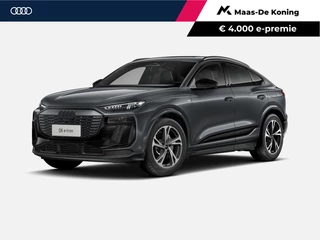 Hoofdafbeelding Audi Q6 e-tron Audi Q6 Sportback e-tron S edition performance 306 PK · Glazen panoramadak · Exterieurpakket zwart · Warmtewerend glas donker tint