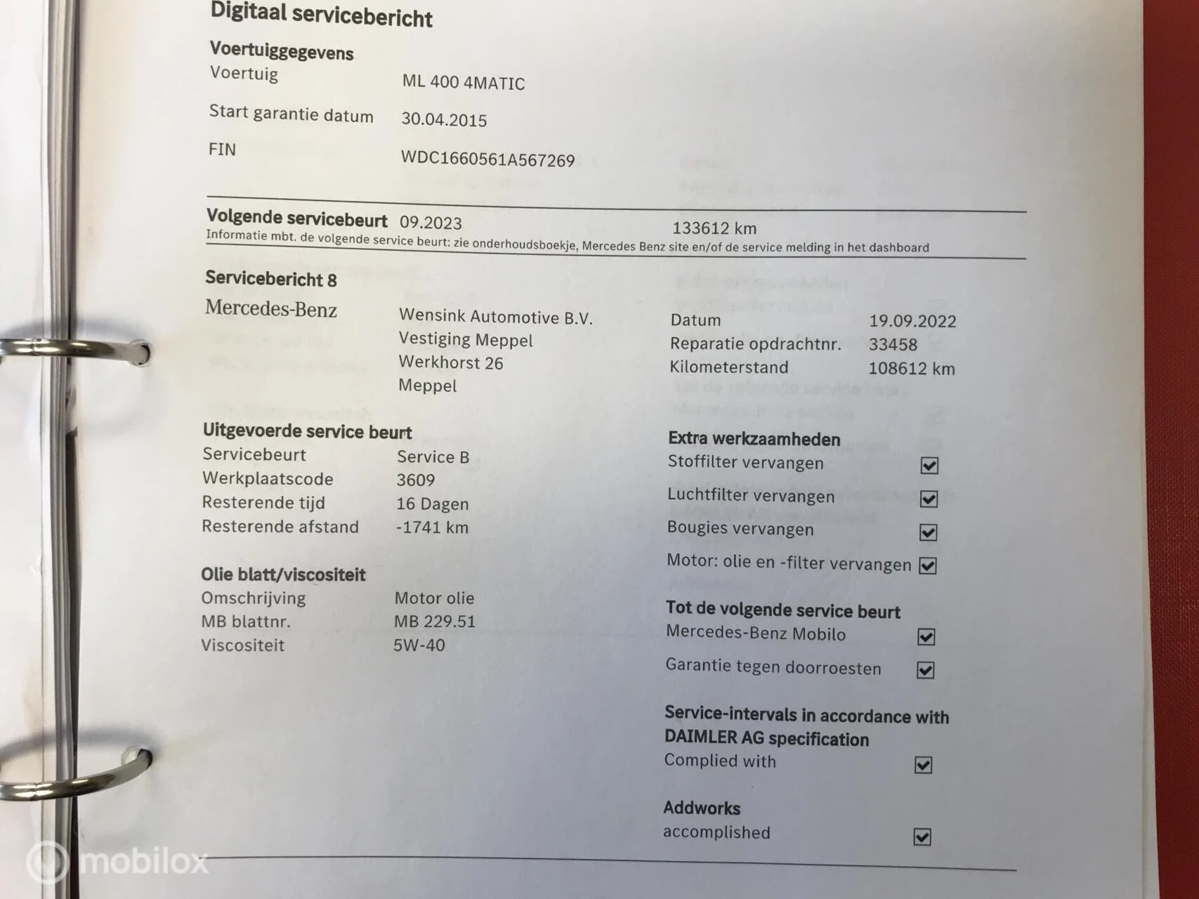 Hoofdafbeelding Mercedes-Benz M-Klasse