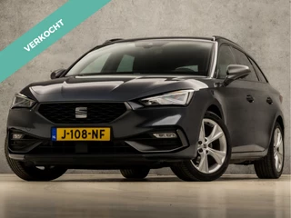 SEAT Leon Sportstourer 1.5 TSI FR Sport 150Pk Automaat (APPLE CARPLAY, GROOT NAVI, ADAPTIVE CRUISE, SPORTSTOELEN, ZWART HEMEL, GETINT GLAS, LED KOPLAMPEN, PARKEERSENSOREN, NIEUWE APK, NIEUWSTAAT)
