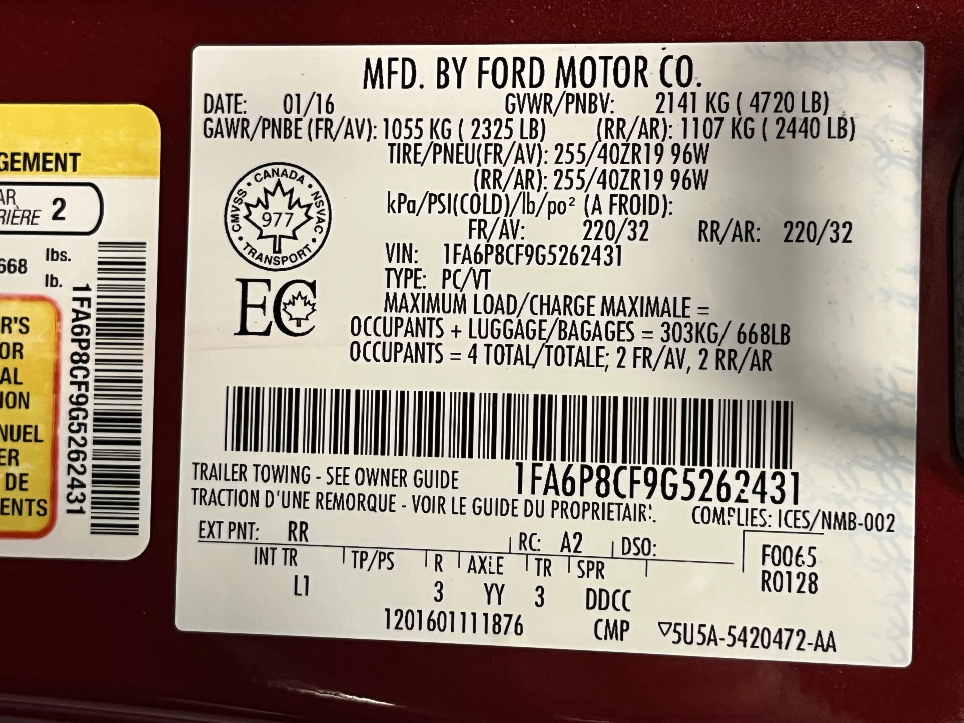 Hoofdafbeelding Ford Mustang