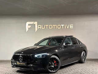 Hoofdafbeelding Mercedes-Benz C-Klasse Mercedes-Benz C-klasse 300 e AMG Pano|BTW|HuD|Burmester