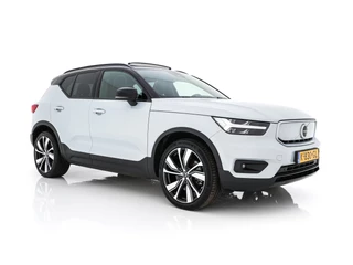 Volvo XC40 Recharge P8 AWD R-Design [ 3-Fase ] {SOH-89%} (INCL-BTW) *PANO | LEATHER-MICROFIBRE | DIGI-COCKPIT | FULL-LED | NAVI-FULLMAP | ECC | CARPLAY | PDC | KEYLESS | HEATED-SPORTSEATS | BLIS | PRIVACY-GLASS | 20"ALU*