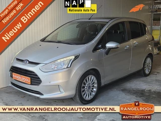 Ford B-Max 1.0 EcoBoost Titanium, pano, 2x schuifd., voorruitverw., clima, cruise, 16" lmv