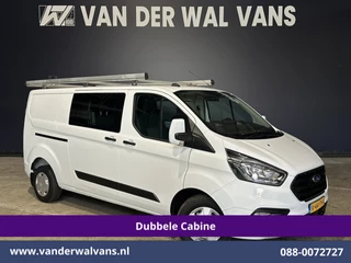 Ford Transit Custom 2.0 TDCI 130pk L2H1 Dubbele Cabine Inrichting Euro6 Airco | 5-Zits | Imperiaal | LED | Cruisecontrol Stoelverwarming, Parkeersensoren