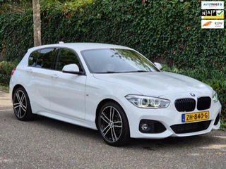 BMW 1-serie M Sport Ed CarPlay NAP LED GR Navi Automaat Black Panel Teller All weather M Velgen GARANTIE Rij-K 118i High Executive