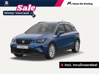 SEAT Arona Style 1.0 70 kW / 95 pk EcoTSI SUV 5 versn. Hand | Metallic lak | lichtmetalen velgen | Incl. inruilbonus