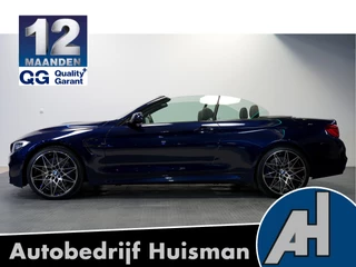 Hoofdafbeelding BMW M4 BMW M4 4-serie Cabrio Competition 353kW/480pk DCT7 NL-AUTO! HEAD-UP + CLIMA + CRUISE + VOLLEDIG AKRAPOVIC + STOEL-&STUURVERWARMING + FULL XPELL + ACTIVE LED KOPLAMPEN + HARMAN/KARDON + MERINO LEDER + CAMERA + ALARM + EL.CABRIOKAP + PARKSENSOREN + 20" LM-VELGEN!!