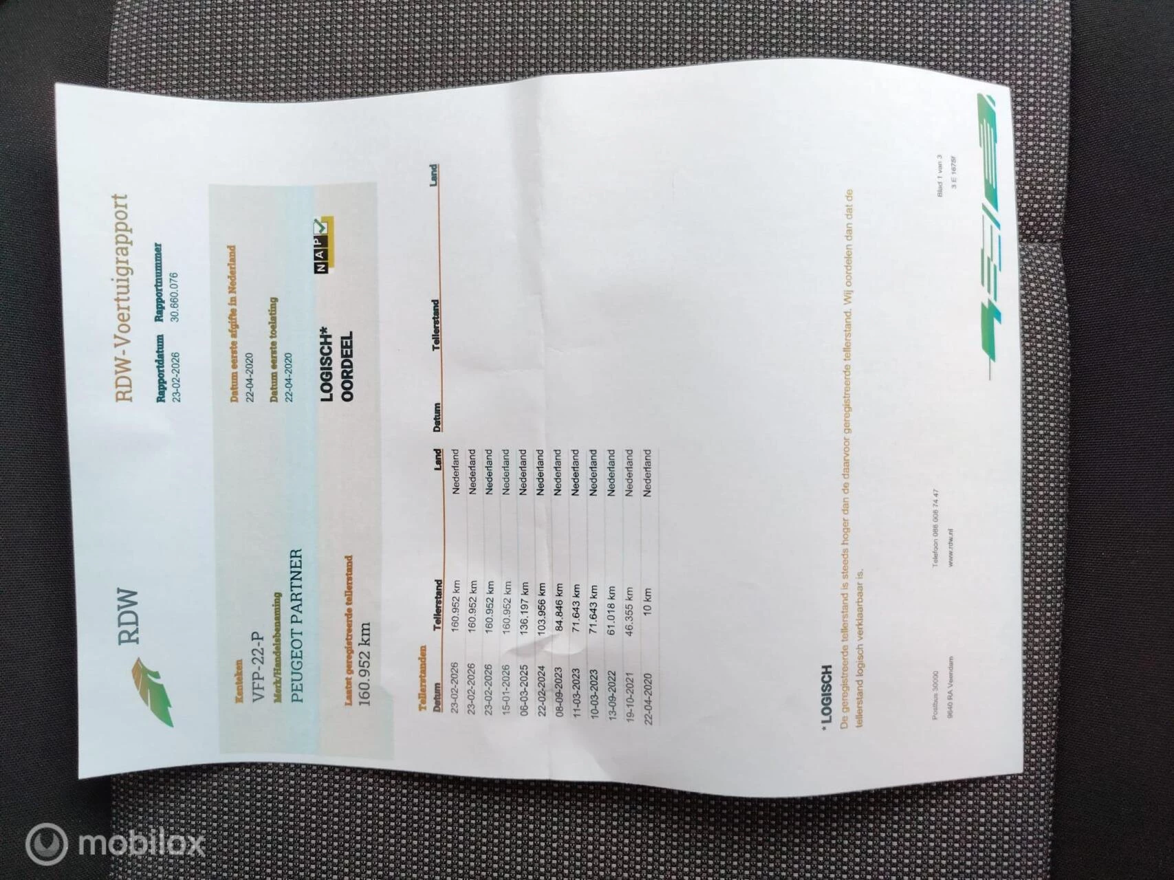 Hoofdafbeelding Peugeot Partner