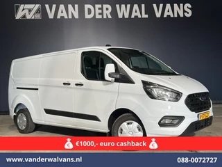 Ford Transit Custom 2.0 TDCI L2H1 Euro6 Airco | Camera | LED | Cruisecontrol | Parkeersensoren Verwarmde voorruit, Bijrijdersbank, 2800kg trekvermogen