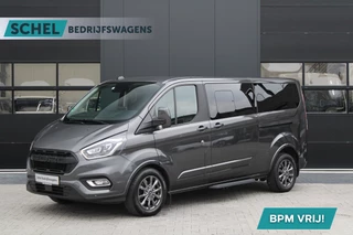 Ford Tourneo Custom 320 2.0 TDCI L2H1 185pk - 2x Schuif - Xenon - Trekhaak - Standkachel - Leder - Camera - Carplay - Blindspot - Rijklaar