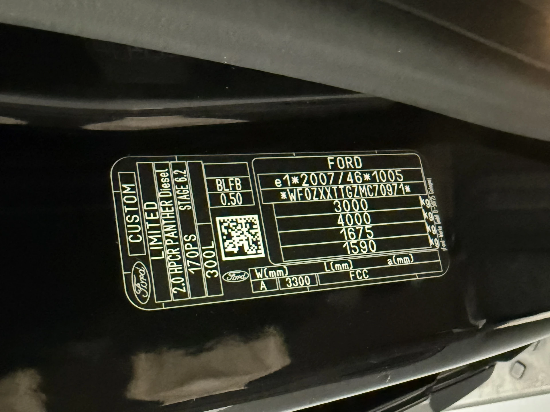 Hoofdafbeelding Ford Transit Custom