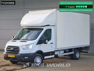 Ford Transit 130pk Laadklep Dubbellucht Bakwagen Airco Cruise Euro6 Meubelbak Koffer Airco Cruise control