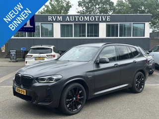 BMW X3 xDrive30e HIGH EXECUTIVE M SPORT | M-TECHNIC SPORTSTOELEN + MEMORY + LEER | ELEKTR. TREKHAAK | 360 CAMERA | HEAD-UP DISPLAY | 20 INCH | AMBI LIGHT | AERODYNAMICA-PAKKET | STOEL- + STUURVERWARMING | DEALER ONDERHOUDEN | RIJKLAAR |