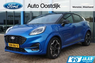 Ford Puma 1.0 EcoBoost Hybrid ST-Line 125PK Automaat NIEUW MODEL!! Afn. Trekhaak Winterpack MATRIX-LED Elek. Achteklep Adaptieve Cruise SYNC4 Keyless Navi Privacy Glass *Full Options*