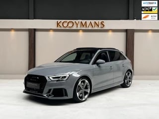 Audi RS3 Sportback TFSI|PANO|QUATTRO|KEYLESS|RSSEATS|DODEHOEK|CARBONAFWERKING|CAMERA|VIRTUALDASH|DOWNPIPE|STAGE 1