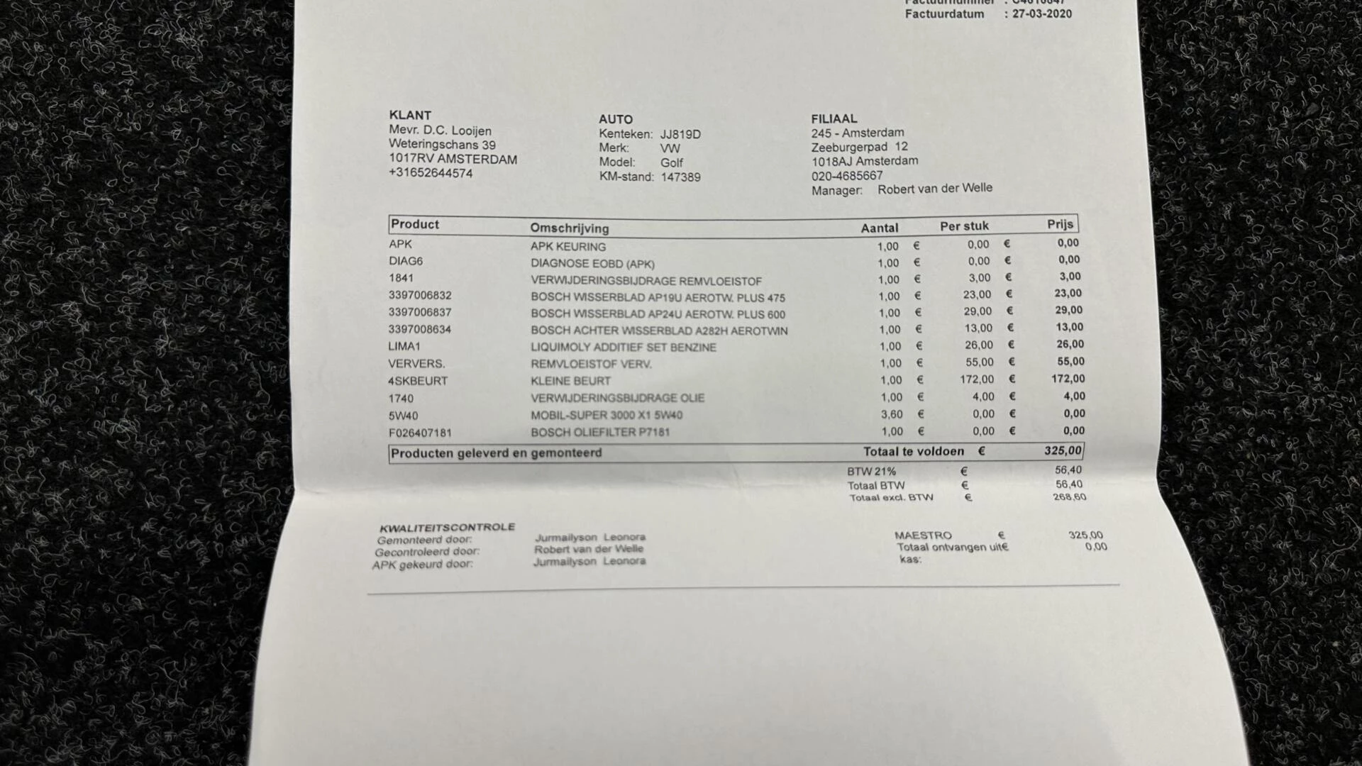 Hoofdafbeelding Volkswagen Golf