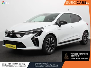 Hoofdafbeelding Mitsubishi Colt Mitsubishi Colt 1.6 HEV Automaat Intense DEMO Navigatie d.m.v. Apple Carplay/Android Auto Camera Climate Control Cruise Control Lichtmetalen velgen Extra Getint Glas Digitale Cockpit