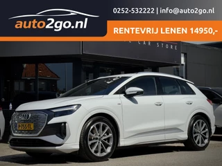 Audi Q4 e-tron 40 3X S-LINE 77 kWh 91%SOH LEDER 20 INCHE-LMV CAMERA-360 DIGI-DASH NAVI LED PDC