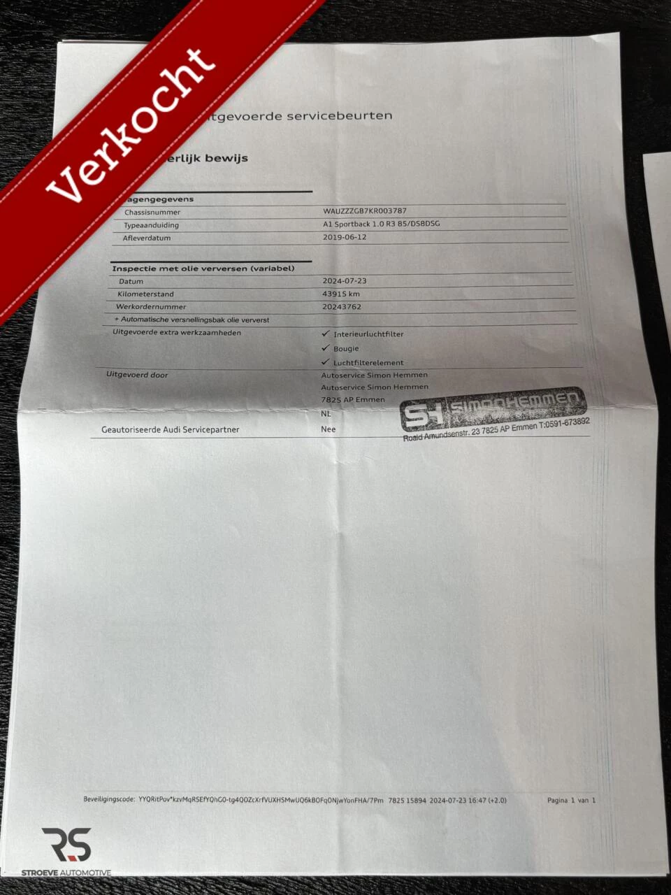 Hoofdafbeelding Audi A1 Sportback