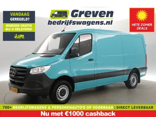 Mercedes-Benz Sprinter 319 3.0 CDI L2H1 V6 191PK Automaat Airco Cruise Carplay Camera Navigatie 3 Persoons Trekhaak