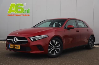 Mercedes-Benz A-klasse 160 Business Solution Widescreen Full LED Navigatie Camera Clima Lane Assist Cruise Parkeersensors Carplay Android 16 inch LMV Stoelverwarming