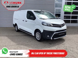 Toyota ProAce Worker 2.0 145 pk L3 Standkachel/ Stoelverw/ Carplay/ Camera/ PDC/ Cruise/ Trekhaak/ Airco