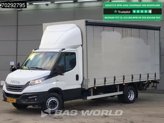 Iveco Daily 60C18 3.0L Automaat Laadklep 180PK Schuifzeilen Zeilen Airco Cruise D'Hollandia Euro6 Schuifzeil Koffer Gesloten laadbak Airco Cruise control