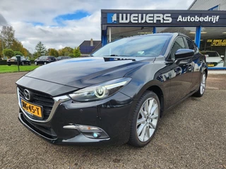 Mazda 3 2.0 120pk GT-M, Navi, Camera, Head-up, Trekhaak, Stuurverwarming PDC V+A